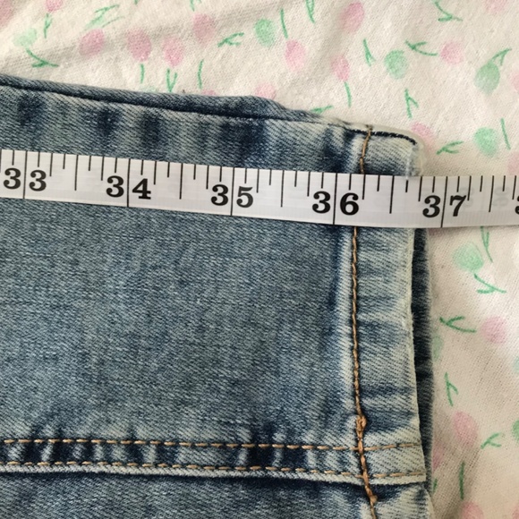 EightyTwo Denim Acid Wash Skinny Ankle Jeans Size 5 Pockets Light Blue - Picture 11 of 16